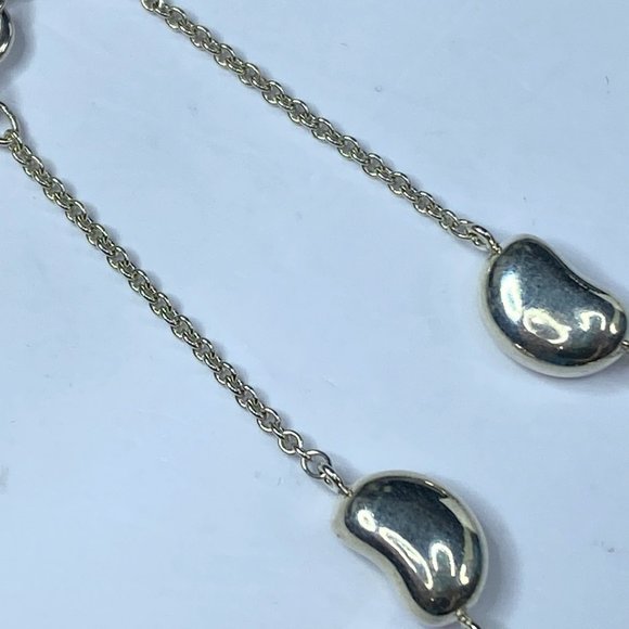 TIFFANY & CO STERLING SILVER ELSA PERETTI BEAN BRACELET 7" 7.6gm JR7934 - Picture 5 of 9